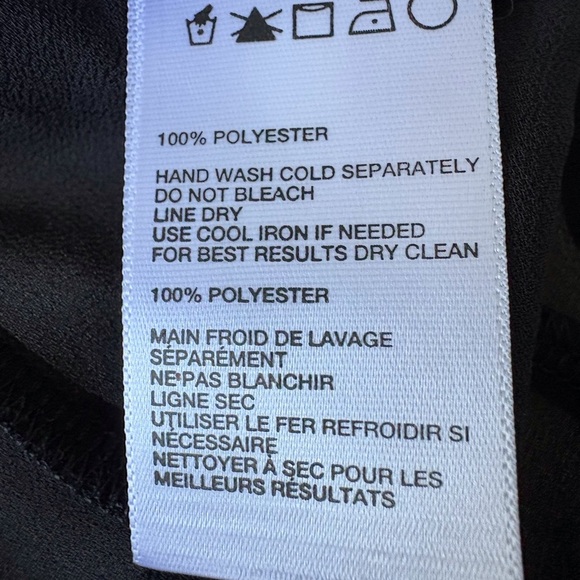 Sparkle & Fade Sheer Sleeveless Button up Pleated Black Top Hi Low Hem Goth - Picture 9 of 11